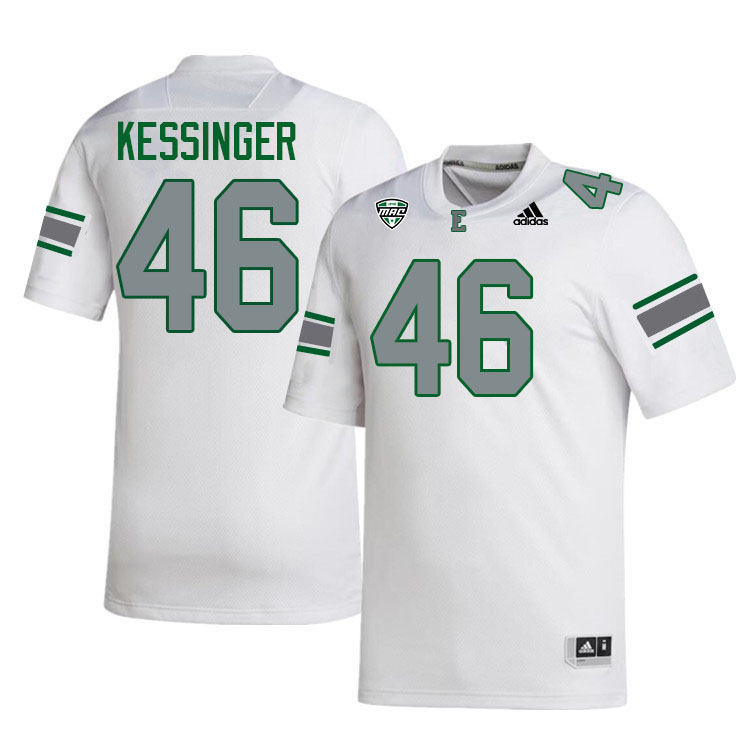 Eastern Michigan Eagles #46 Rudy Kessinger College Football Jerseys Stitched-White